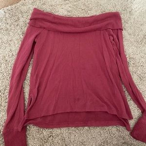 Off shoulder sweater